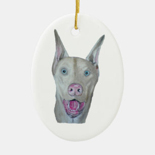 Doberman Pinscher Keramik Ornament
