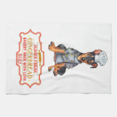 Doberman Pinscher Koch Baking Gingerbrot Geschirrtuch (Horizontal)