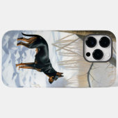 Doberman Pinscher lässt es Weihnachten Case-Mate iPhone Hülle (Rückseite (Horizontal))