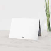 Doberman Pinscher lässt es Weihnachten Karte (Rückseite)