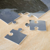 Doberman Pinscher lässt es Weihnachten Puzzle (Seite)