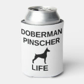 Doberman pinscher Leben Dosenkühler (Kanne Vorderseite)