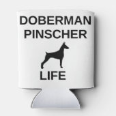 Doberman pinscher Leben Dosenkühler (Rückseite)