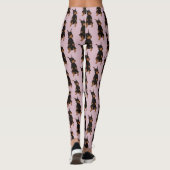 Doberman Pinscher Leggings (Rückseite)