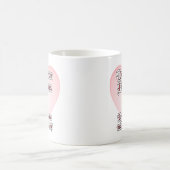 Doberman Pinscher Liebe, Liebe Doberman, Liebe Dob Kaffeetasse (Mittel)