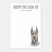 Doberman Pinscher Lover Post-it Klebezettel (Vorderseite)