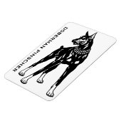 Doberman Pinscher Magnet (Linke Seite)
