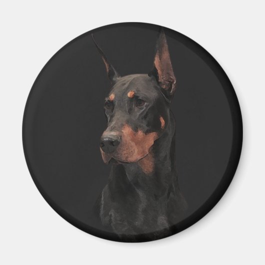 Doberman Pinscher Magnet (Vorne)
