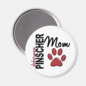 Doberman Pinscher Mama 2 Magnet (Vorderseite/Rückseite)