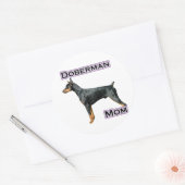 Doberman Pinscher Mama 4 - Aufkleber (Umschlag)