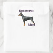 Doberman Pinscher Mama 4 - Aufkleber (Tasche)