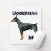 Doberman Pinscher Mama 4 Mousepad (Mit Mouse)