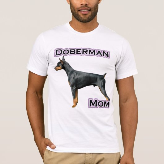 Doberman Pinscher Mama 4 T-Shirt (Vorderseite)