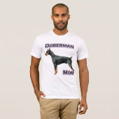Doberman Pinscher Mama 4 T-Shirt (Vorne ganz)