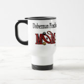 Doberman Pinscher Mama - Geschenke Reisebecher (Links)