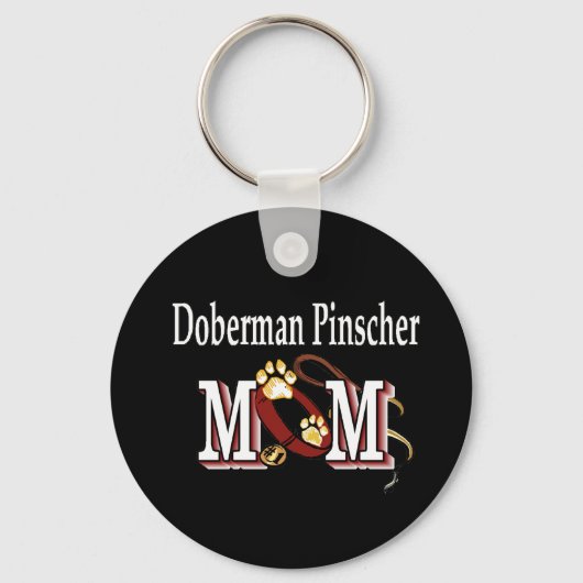 Doberman Pinscher Mama - Geschenke Schlüsselanhänger (Vorderseite)