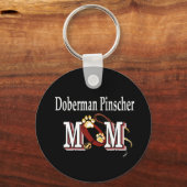 Doberman Pinscher Mama - Geschenke Schlüsselanhänger (Vorderseite)