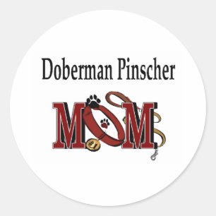 Doberman Pinscher Mama Sticker
