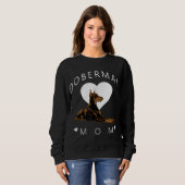 Doberman Pinscher Mama Womens Sweatshirt (Vorne ganz)