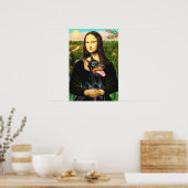 Doberman Pinscher - Mona Lisa Poster (Küche)