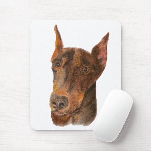 Doberman Pinscher Mouse Pad Mousepad (Mit Mouse)
