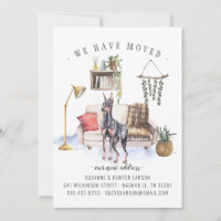 Doberman Pinscher Moving Ankündigung