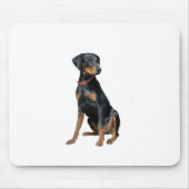 Doberman Pinscher (natürlich) Mousepad (Vorne)