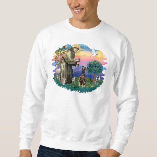 Doberman Pinscher (natürlich) Sweatshirt (Vorderseite)