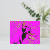 Doberman pinscher odor art postkarte (Stehend Vorderseite)
