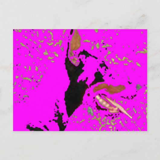 Doberman pinscher odor art postkarte (Vorderseite)
