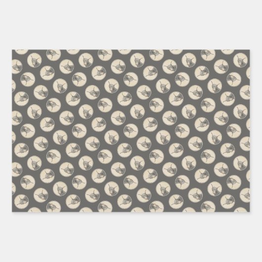 Doberman Pinscher Painting Dobermann Proppe Dog Ar Geschenkpapier Set (Vorderseite 3)