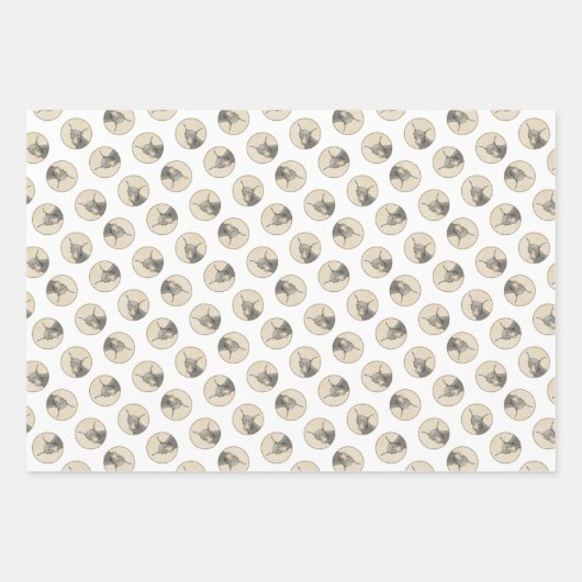 Doberman Pinscher Painting Dobermann Proppe Dog Ar Geschenkpapier Set (Vorderseite 2)