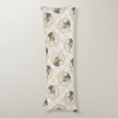 Doberman Pinscher Painting Dobermann Proppe Dog Ar Seitenschläferkissen (Vorderseite Vertikal)