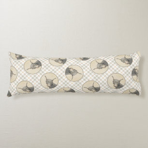 Doberman Pinscher Painting Dobermann Proppe Dog Ar Seitenschläferkissen