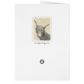 Doberman Pinscher Painting - Original Dog Art (Hinten)