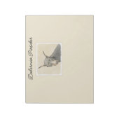 Doberman Pinscher Painting - Original Dog Art Notizblock (Rotiert)