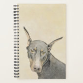 Doberman Pinscher Painting - Original Dog Art Planer (Vorderseite)