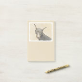 Doberman Pinscher Painting - Original Dog Art Post-it Klebezettel (Auf Schreibtisch)