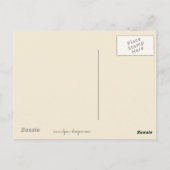 Doberman Pinscher Painting - Original Dog Art Postkarte (Rückseite)