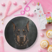Doberman Pinscher Pappteller (Party)