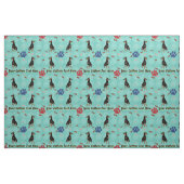 Doberman Pinscher - Personalisiert Stoff (Fat Quarter (45,7 x 55,9 cm))