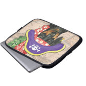 Doberman Pinscher Pirate Laptop Sleeve (Vorne Knopf)