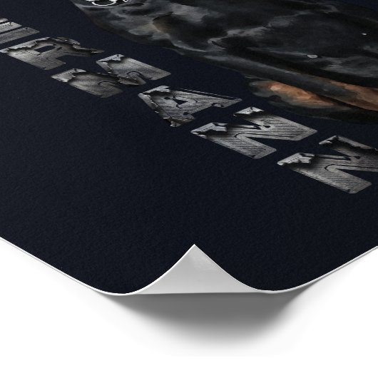 Doberman Pinscher Poster (Ecke)