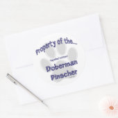 Doberman Pinscher Property Sticker (Umschlag)