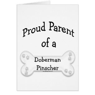 Doberman Pinscher Proud Parent