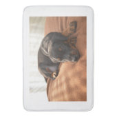 Doberman-pinscher-Puppy Badematte (Vorderseite Vertikal)