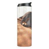 Doberman-pinscher-Puppy Thermosbecher (Nach links gedreht)