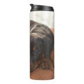 Doberman-pinscher-Puppy Thermosbecher (Nach rechts gedreht)