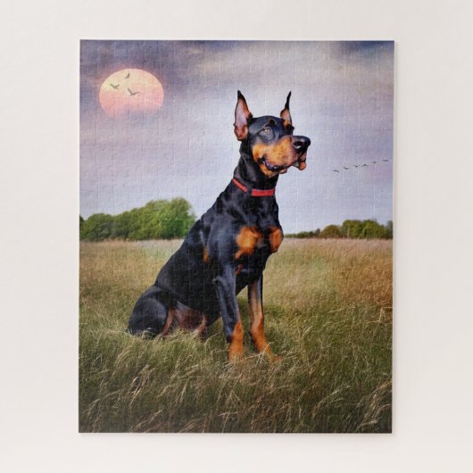 Doberman Pinscher Puzzle (Vertikal)