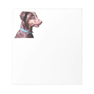 Doberman Pinscher Red Notizblock